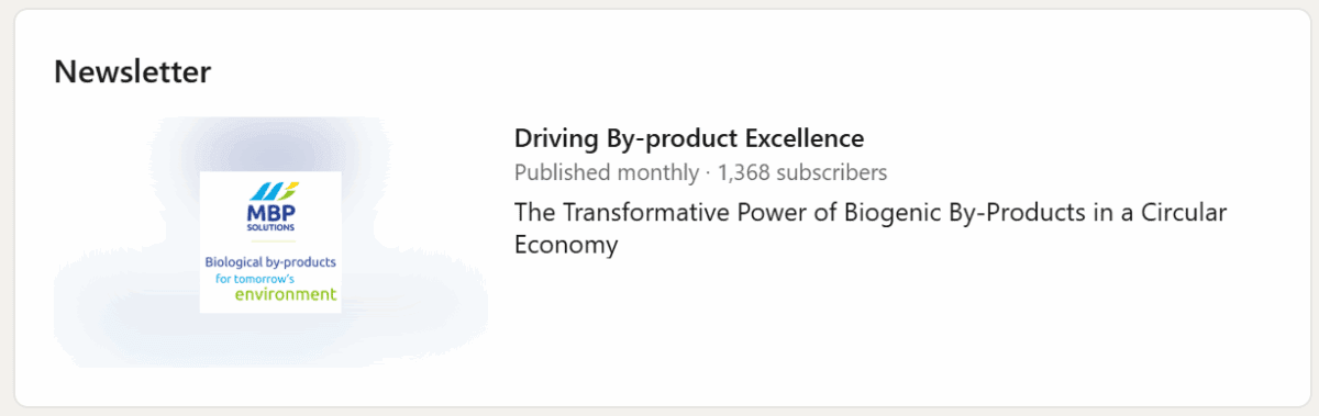 MBP Solutions LinkedIn Newsletter